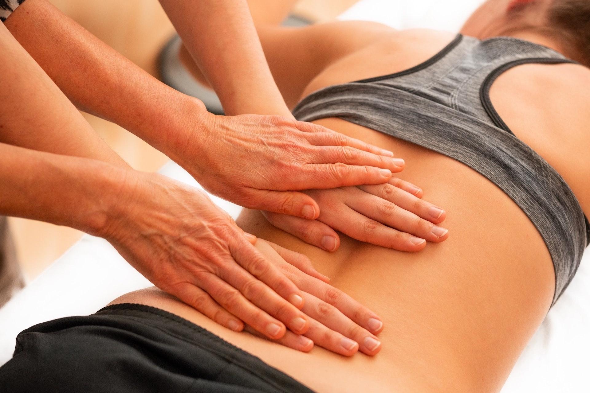 Schulter Rücken Massage